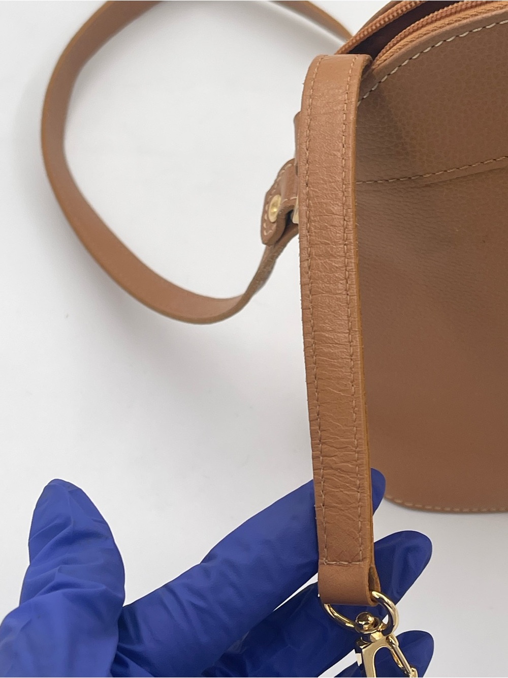Longchamp Tan Leather Bag - Picture 8 of 13